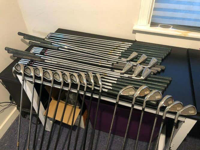 Golf Club Lot of 6 Iron Sets. 44 Total Clubs. Righty/Lefty, Mens/Womens