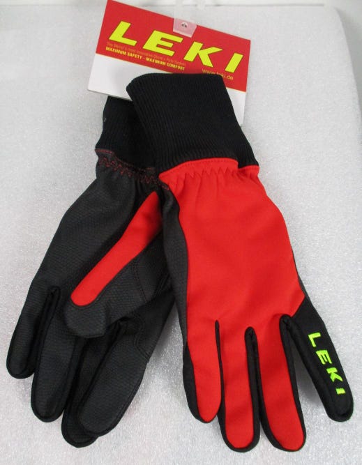 New Adult Leki Race XC Gloves Size Small (8.0) (84703)