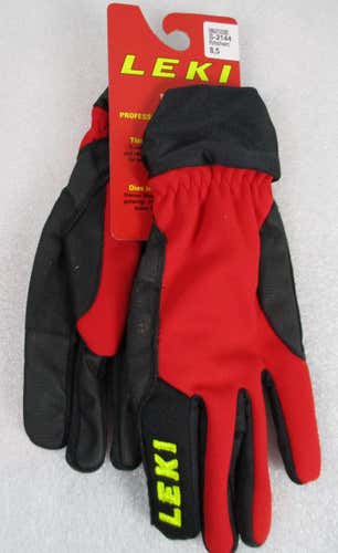 New Adult Leki Race XC Gloves Size Medium (8.5) (0884703085)