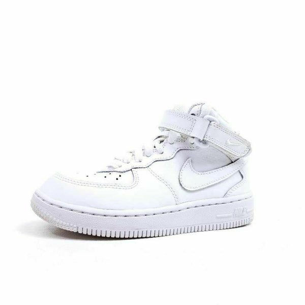 Nike Kids 12C Air Force 1 Mid PS Sneakers White 314196-113 Lace Up Shoes