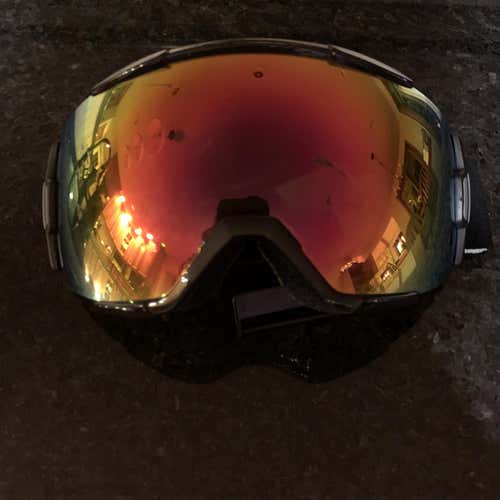 Orange Men's Smith Large Snowboard Goggles