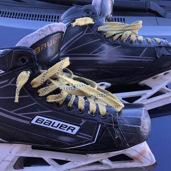 Senior Bauer Supreme S170 Regular Width Size 6.5 Hockey Goalie Skates(comes w/ 2 Steel. 1g And 2g)