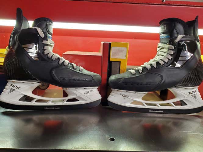 Used Senior True Pro Custom Hockey Skates Regular Width Pro Stock Size 10
