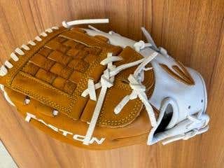 Brown New Easton Right Hand Throw Infield Softball Glove 12"
