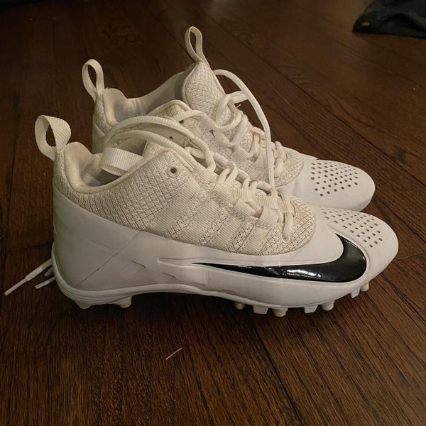 White Unisex Youth 5Y Nike Cleats