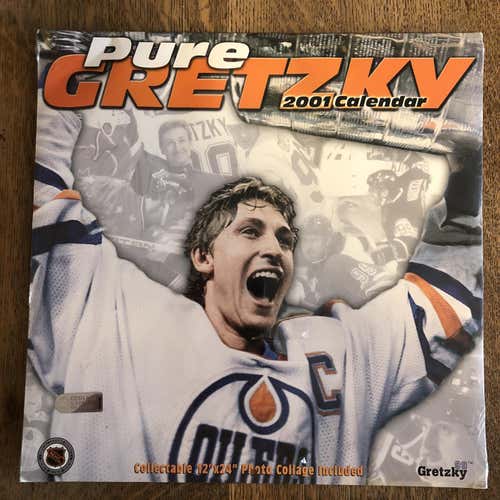 Wayne Gretzky 2001 Collectable Calendar