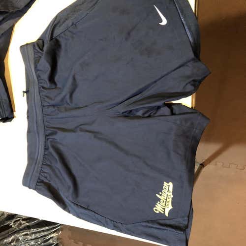 University Of Michigan Hockey Adult Large Nike Shorts