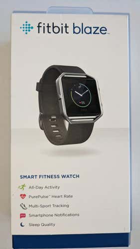 New fitbit blaze smart fitness watch Stainless steel,  water resistant, sync wirelessly