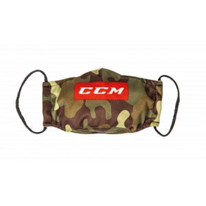 CCM CAMO Face Mask - Adult and Youth Sizes - Get FREE hand sanitizer with purchase!