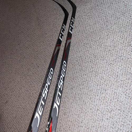 2 Pack* Used CCM Jetspeed Team Stick Right Hand P90 (Crosby) 95 Flex Grip