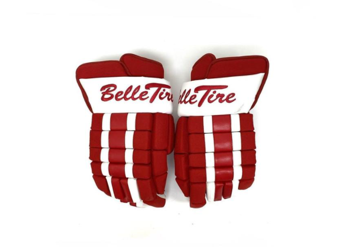 Red Used Warrior Bully Pro Gloves 15"
