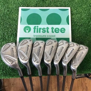 Tour Edge Bazooka Platinum Ladies Hybrid / Irons Set 4-SW Graphite (no 6 iron)