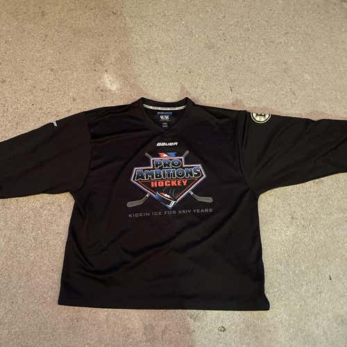 Black Pro Ambitions Adult Goalie Cut Bauer Jersey