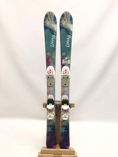 Used Kid's Luna 110 Skis With Bindings
