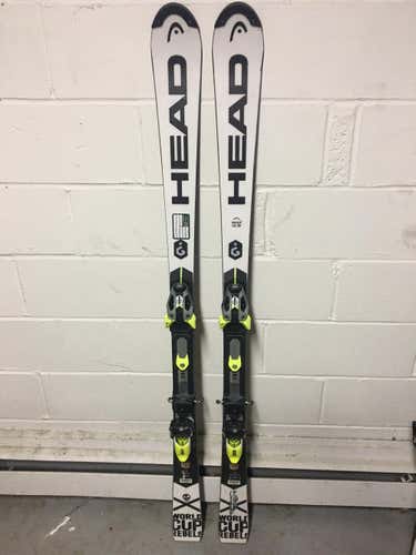 2018 Head WC Rebels SL Race Skis 156cm Head FF Bindings Max Din 16