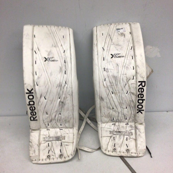 Used Reebok Xt 28 Ice Hockey Goalie Leg Pads