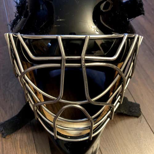 Black Senior Other Eddy Pro Stock Goalie Mask