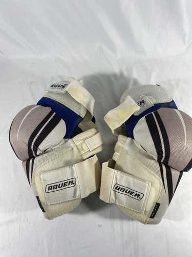 Used Bauer Ep8000 Lg Ice Hockey Elbow Pads