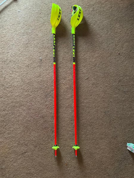 Used 48in (120cm) Racing World Cup Lite SL Ski Poles