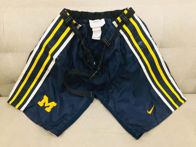 University of Michigan Wolverines BAUER Pro Stock Hockey Pant Shell SIZE SMALL