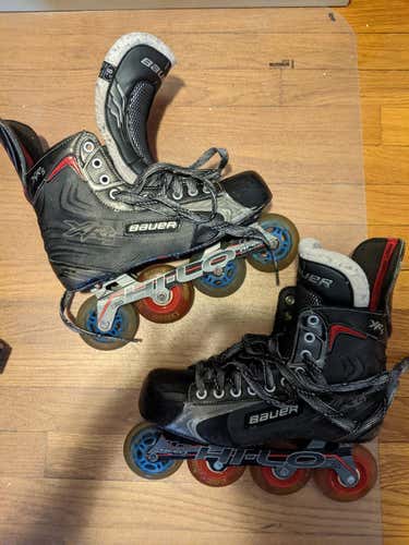 Used Senior Bauer Vapor XR5 Inline Skates Regular Width Size 9.5