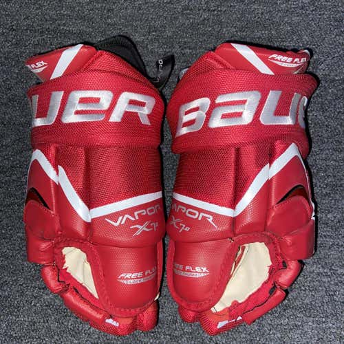 Red New Bauer Vapor X7.0 14" Gloves
