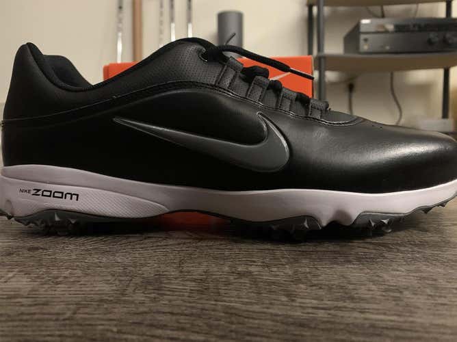 Black Men's Size 12 (Women's 13) Nike Golf Shoes