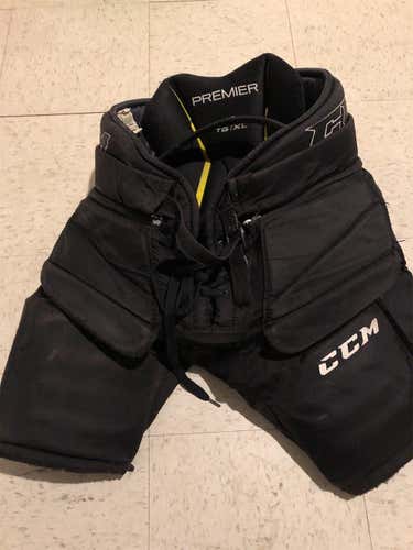 Black Intermediate XL CCM Premier SE Hockey Goalie Pants
