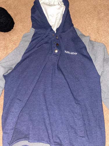 Blue Adult XL Bauer Hoodie