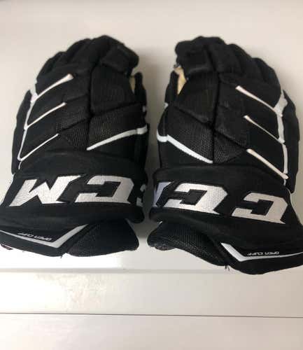 New Black Senior CCM JetSpeed FT350 14"  Gloves