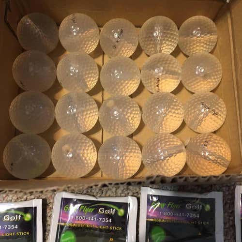 20 New Glow Golf Balls