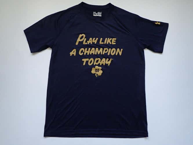 Notre Dame Fighting Irish NCAA Pro Stock Ice Hockey Player Rink Shirt Speedwick