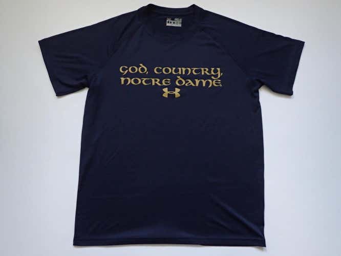 Notre Dame Fighting Irish NCAA Pro Stock Ice Hockey Player Rink Shirt Speedwick