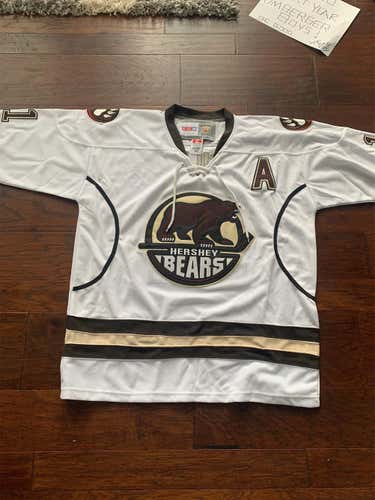 White Adult Size 52 CCM  Jersey