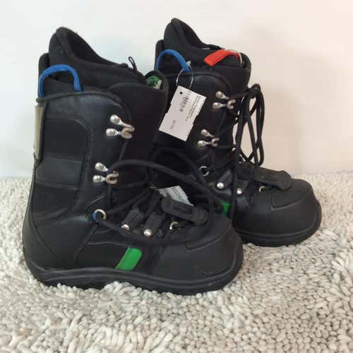 Burton Progression Snowboard Boots Used Kid's Size 4.0