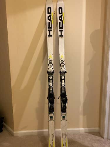Used HEAD Racing World Cup Rebels i.SG RD Skis Max Din 16