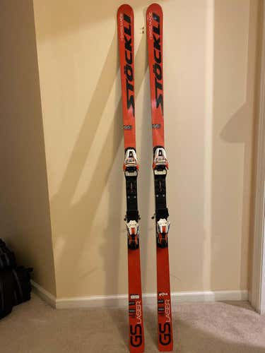 Used Stockli Racing FIS LASER GS Skis Max Din 18