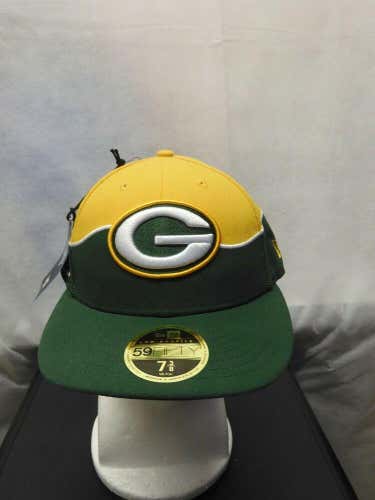 NWS Green Bay Packers 2019 NFL Draft Hat New Era Low Profile 59fifty 7 3/8