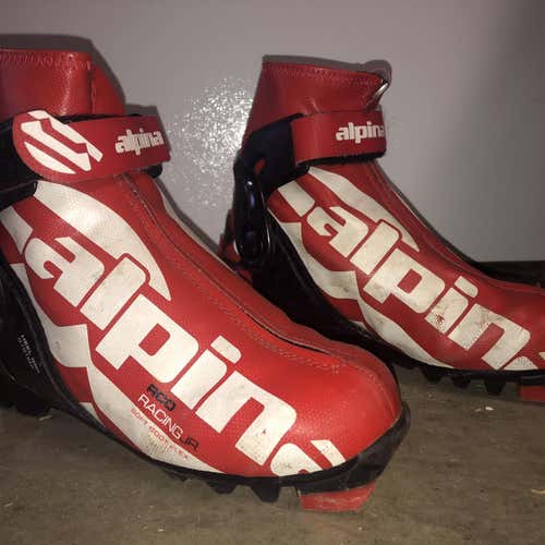 Size 5.0 Used Alpina R Combi jr Cross Country Ski Boots