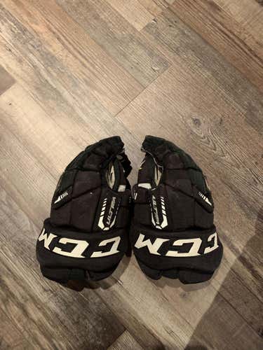 Black 14" CCM Ultra Tacks Gloves