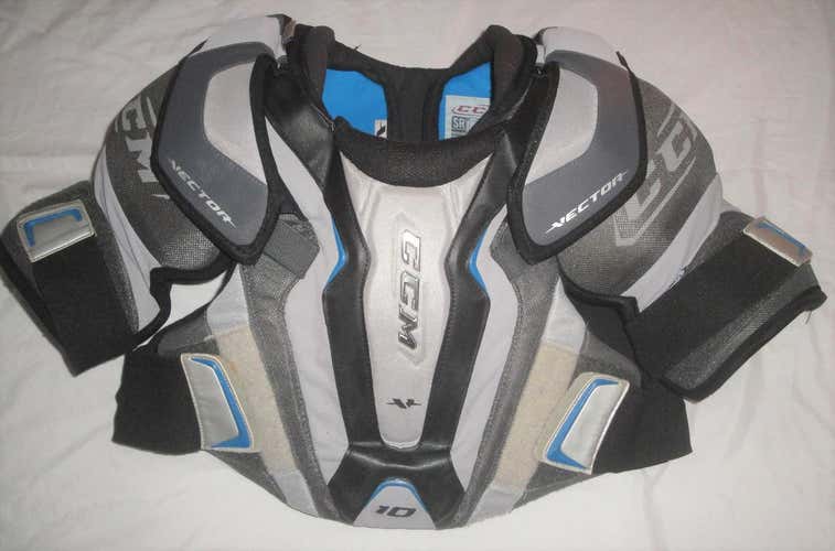 CCM VECTOR 10 SHOULDER PADS MEDIUM V10 RARE