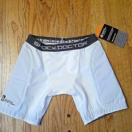NWT SHOCK DOCTOR SOFTBALL SLIDING SHORTS WOMENS S