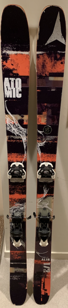 Used Men's 2015 Atomic All Mountain Alibi Skis With Bindings Max Din 10