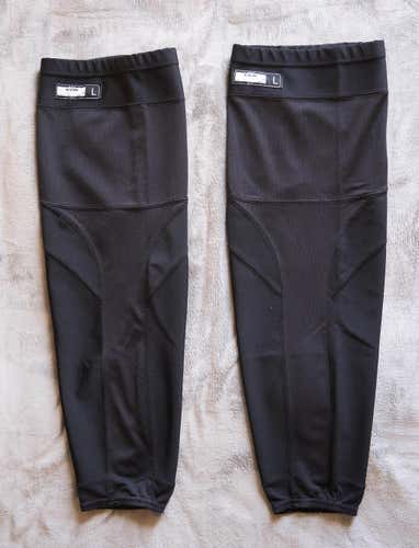 Black CCM Pro Stock Practice Socks Size Large - Chicago Blackhawks, Los Angeles Kings, Penguins
