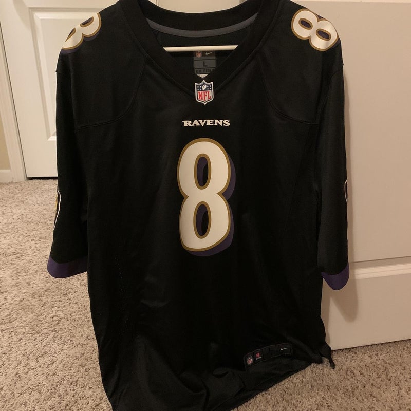 Nike Baltimore Ravens #8 Lamar Jackson Salute To Service Military XL Jersey