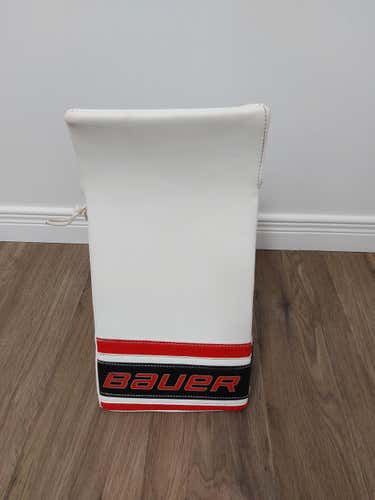 White Used Senior Bauer Regular Pro Stock