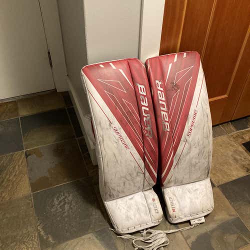 Intermediate 30" Bauer Supreme S190 Goalie Leg Pads