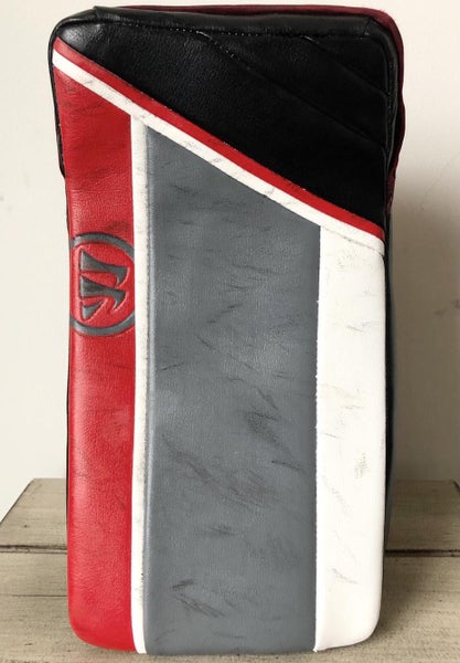Custom | Warrior Ritual R/ GT Goalie Blocker | Senior Palm | RED BLACK GRAY