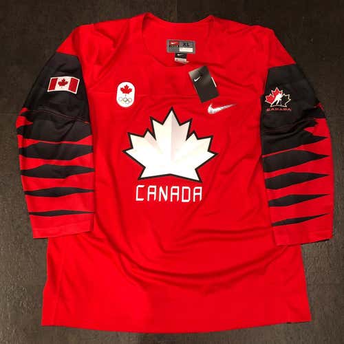 Nike 2018 Olympic Team Canada Hockey Jersey XL