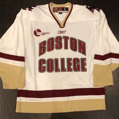 RBK Boston College Screaming Eagles White Jersey LARGE